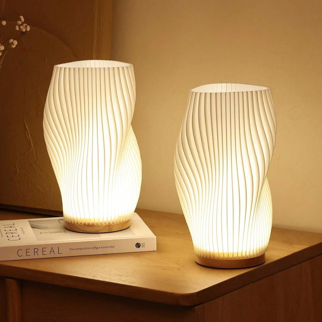 Lumina - Dimbara LED Bordslampa med Unikt Design för Stämningsfull Belysning