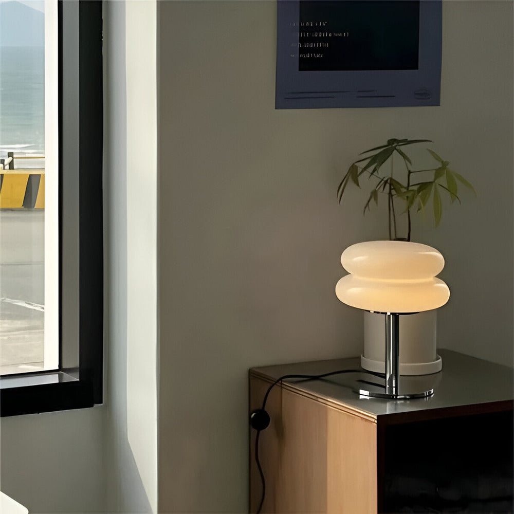 Luminara | Bordslampa – Elegant Design med Mjukt Ljus och E27 Glödlampa 5