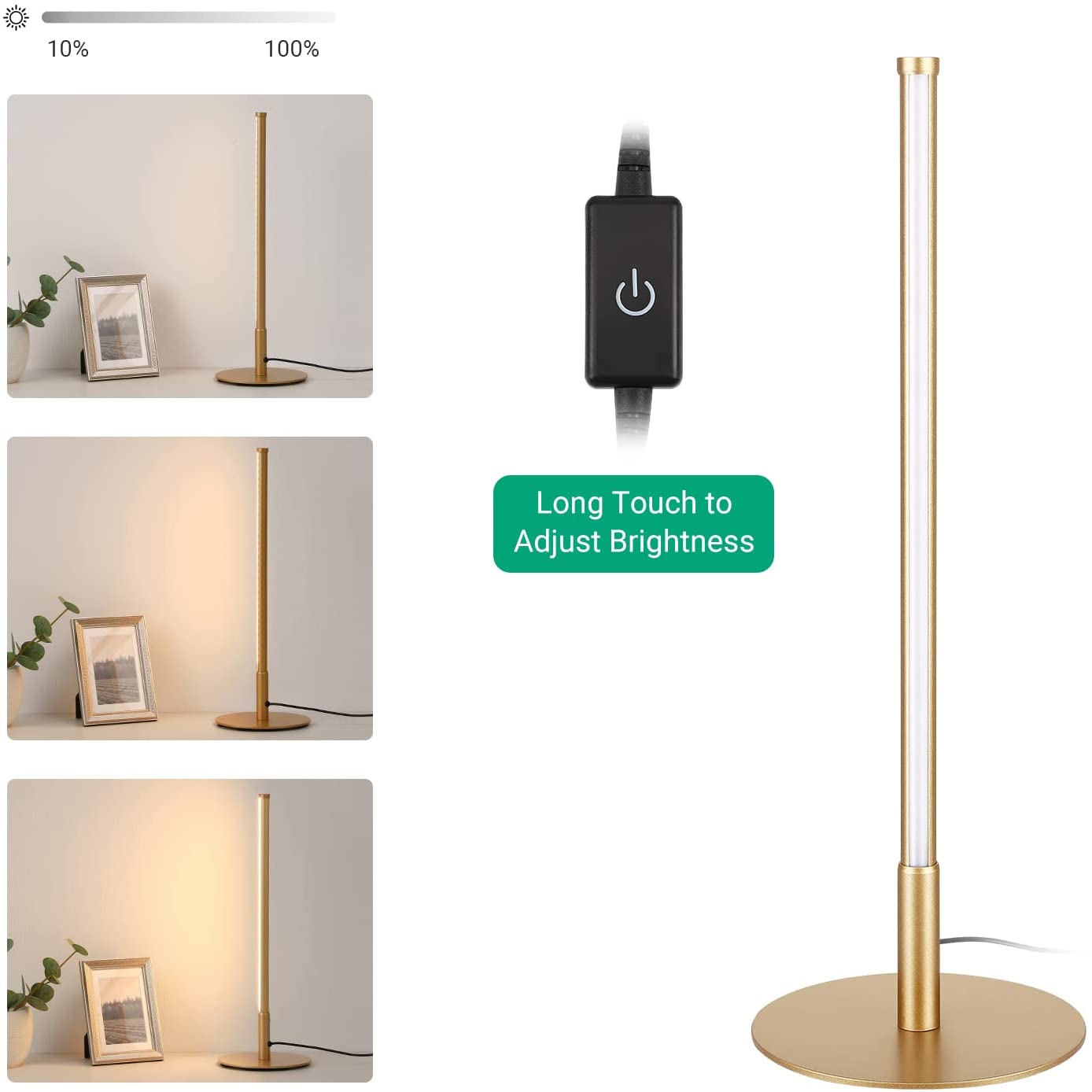 Luminara | Bordslampa – Minimalistisk Design med Tre Ljusfärger 3