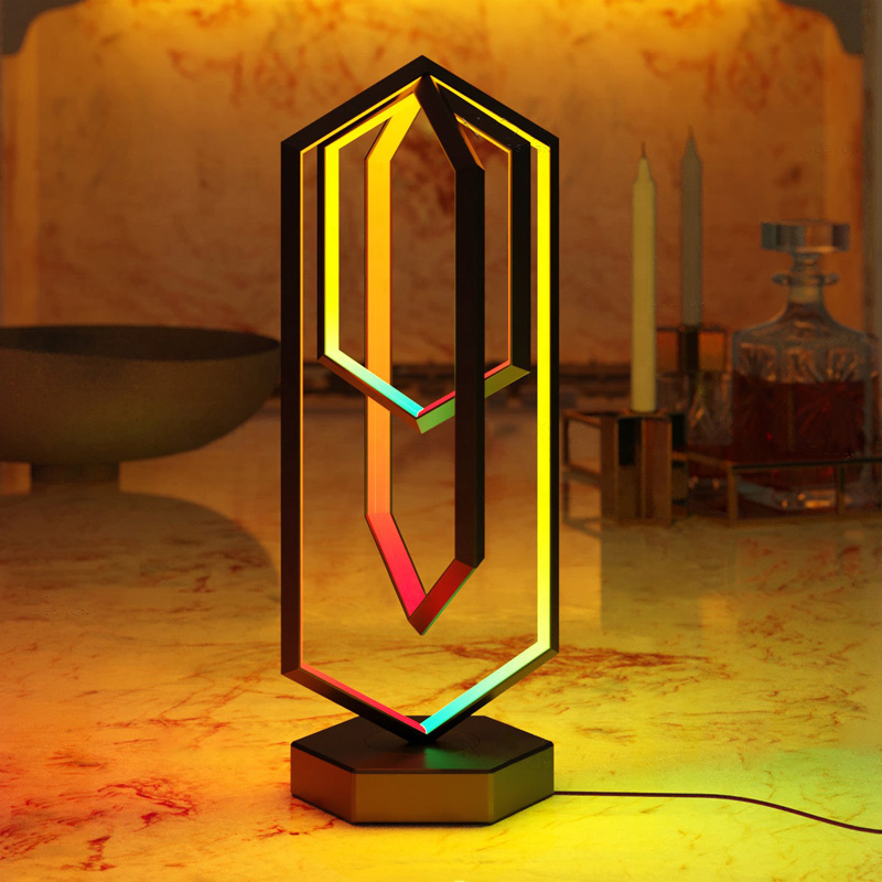 Luminara | Bordslampa – Smart LED med Flerfärgsfunktioner och Dimbar Design 0