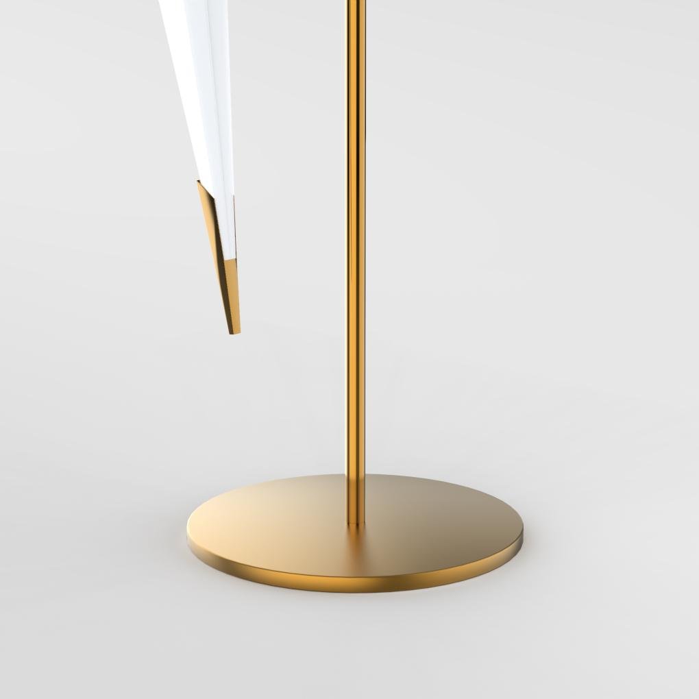 Luminara | Bordslampa – Unik Origami Design i Guld för Elegant Atmosfär 5