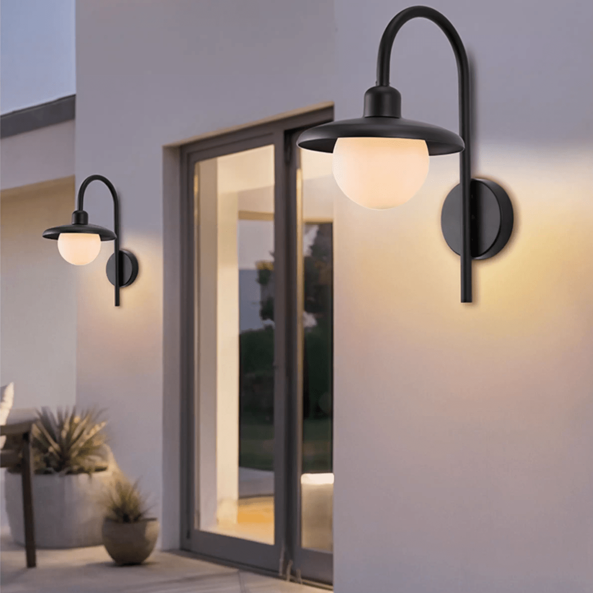 Luminara | Utomhusvägglampa – Väderbeständig LED-belysning för Elegant Utomhusatmosfär 5