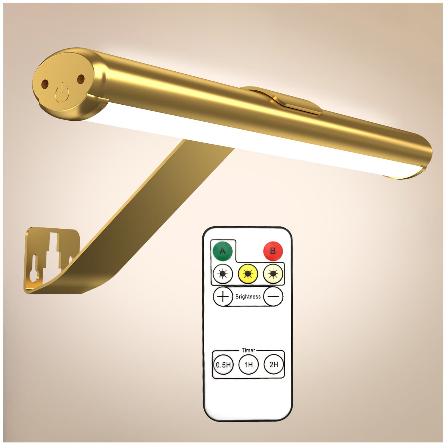 Eldoria - Trådlös LED-bildlampa med Fjärrdimmer