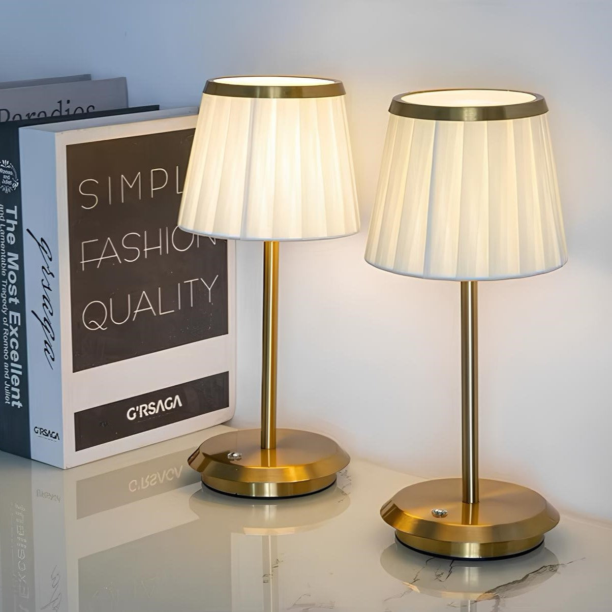 Zephyra - Uppladdningsbar Bordslampa med Dimmer