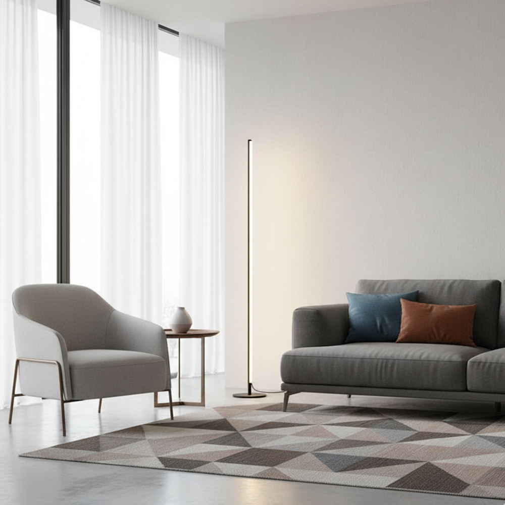 Lunara | Golvlampa Svart – Dimbara 3 Färgtemperaturer för Mysig Atmosfär 1