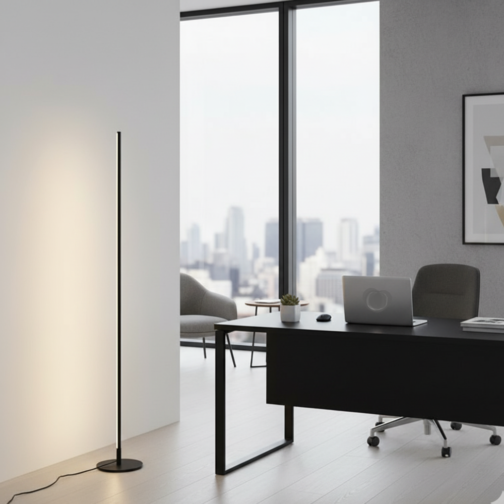 Lunara | Golvlampa Svart – Dimbara 3 Färgtemperaturer för Mysig Atmosfär 2