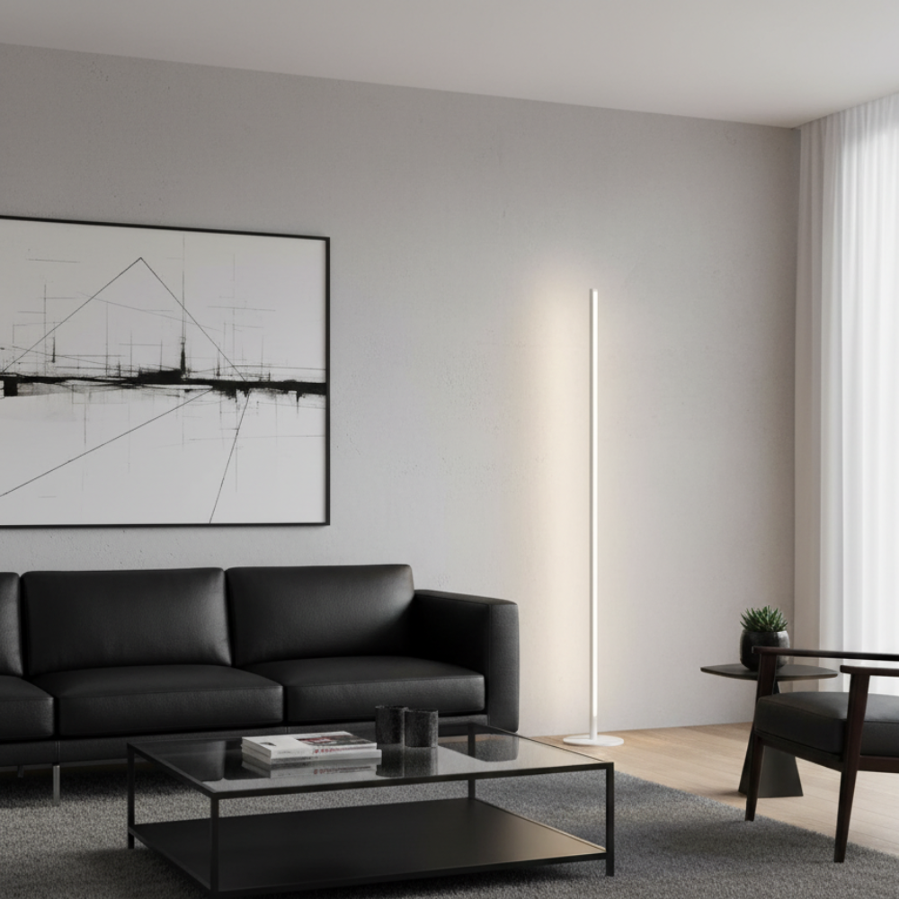 Lunara | Golvlampa Svart – Dimbara 3 Färgtemperaturer för Mysig Atmosfär 4