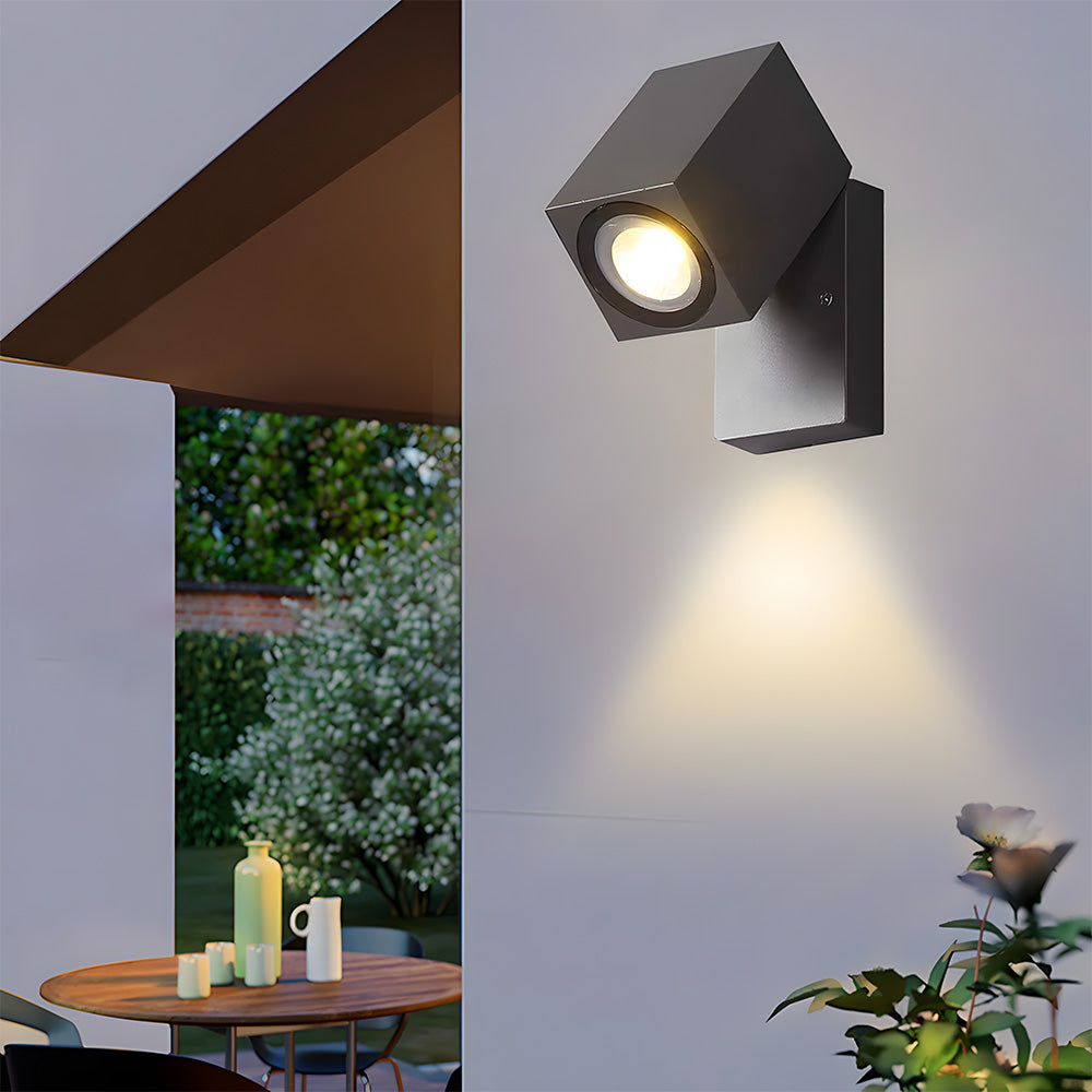 Lunaris | Utomhusvägglampa – Justerbar Belysning för Terrasser och Trädgårdar 8