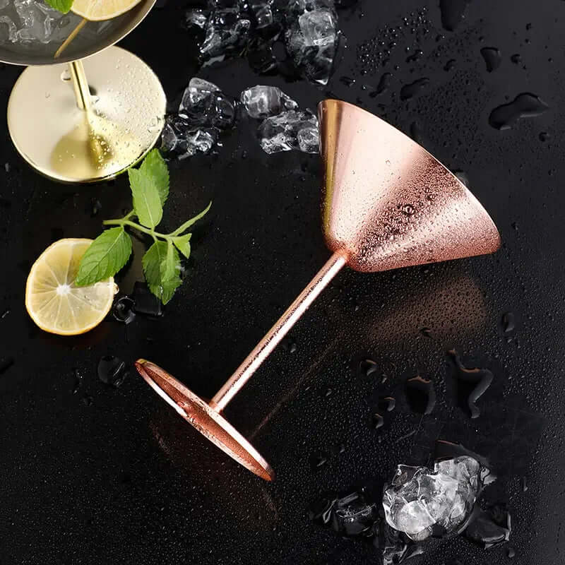 Martiluxe | Isolerade Martini-glas – Hållbara i Rostfritt Stål