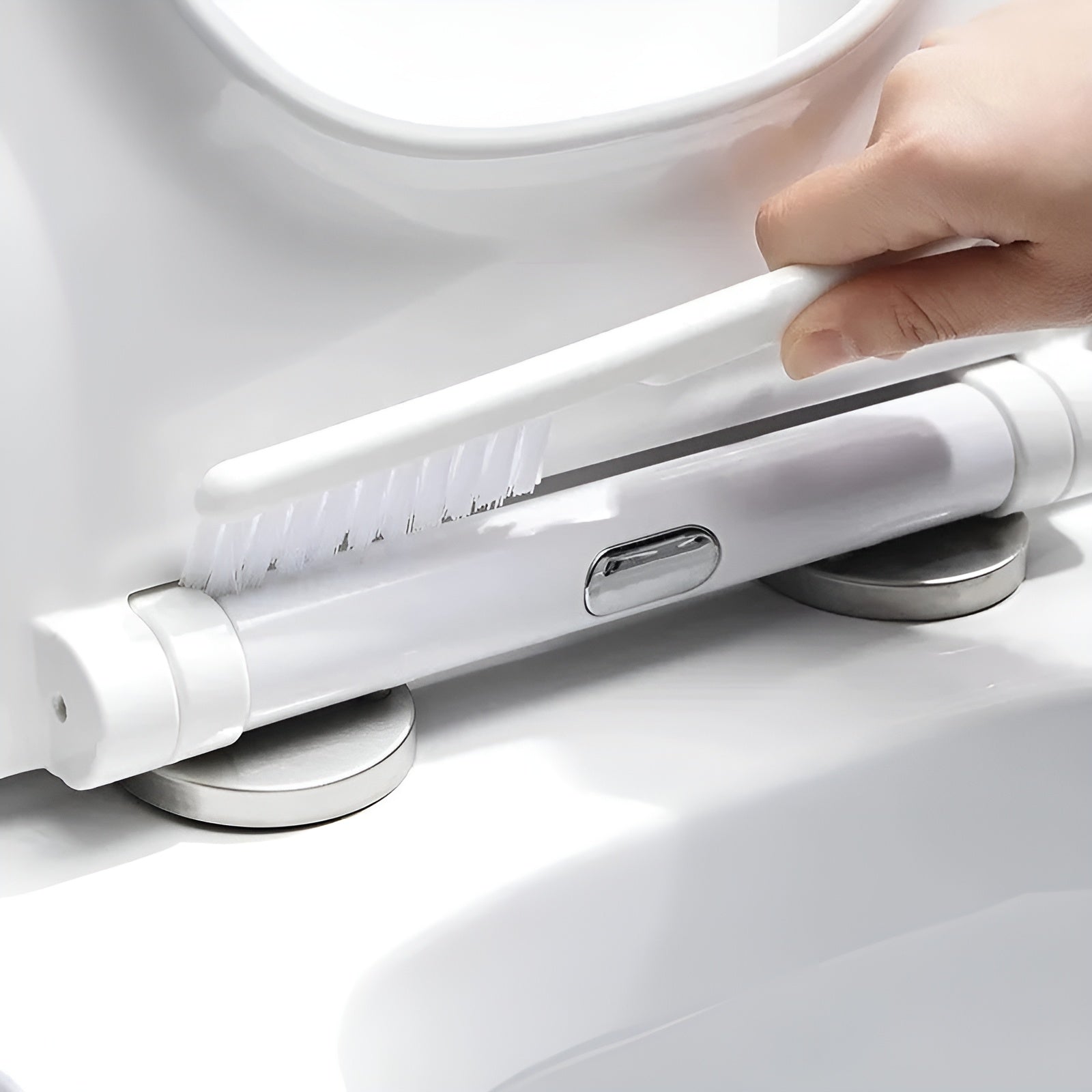 PerfectClean - Hygienisk Silikon Toalettborste med Väggmontering