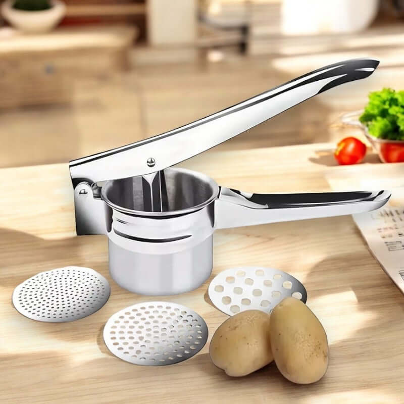 Riceron | Potatisricer – Ergonomisk med Utbytbara Skivor