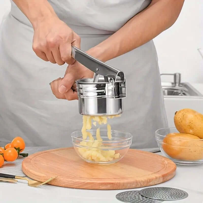 Riceron | Potatisricer – Ergonomisk med Utbytbara Skivor