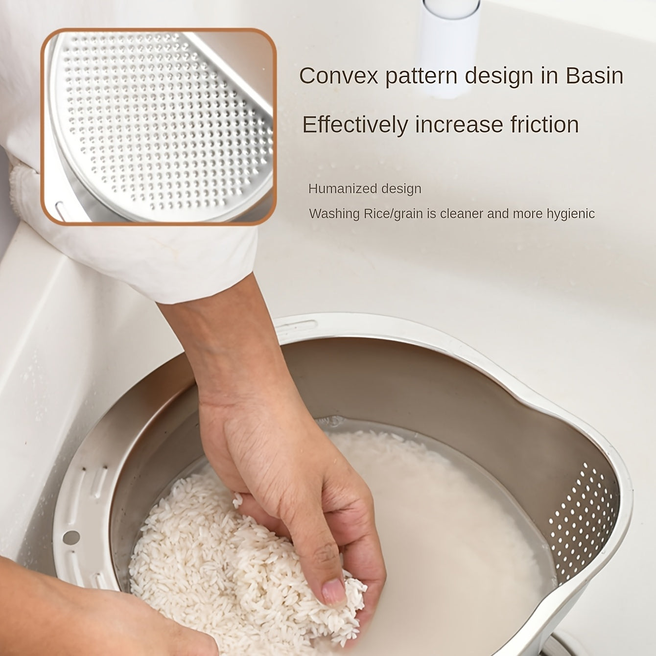 Rostella | Kökstillbehör – Multifunktionell Risbricka och Sil