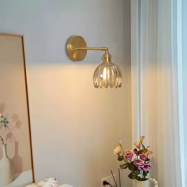 Tulipana | Vägglampa – Vintage Blomknoppsdesign i Glas för Inomhusbruk 6