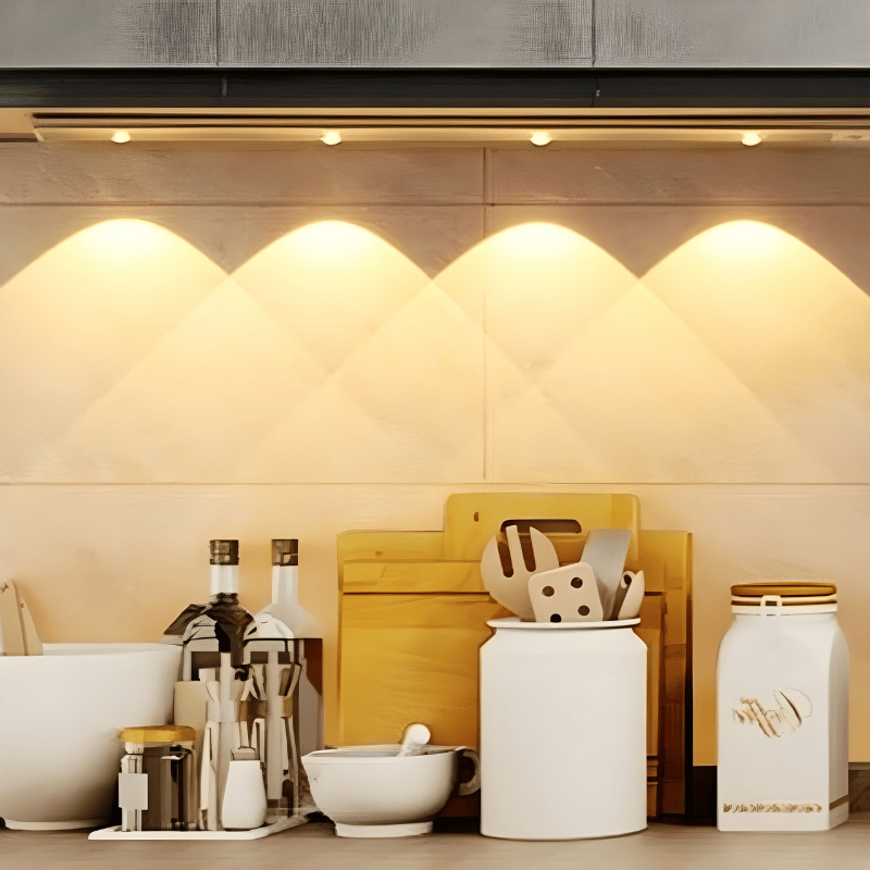Lumix - Ultratunn Batteridriven LED Lampa med Rörelsesensor