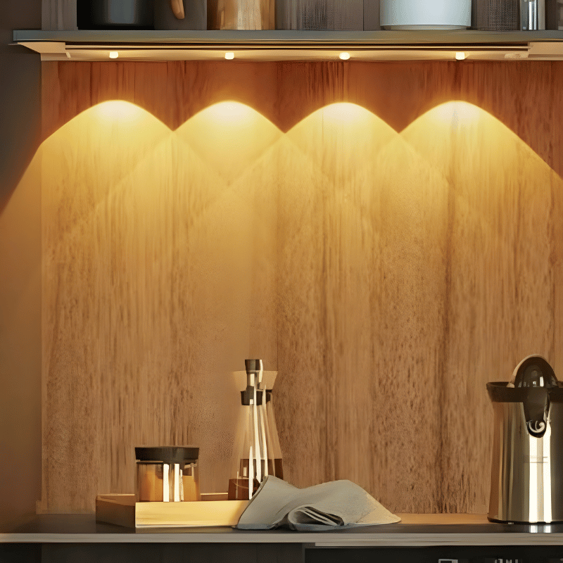 Lumix - Ultratunn Batteridriven LED Lampa med Rörelsesensor