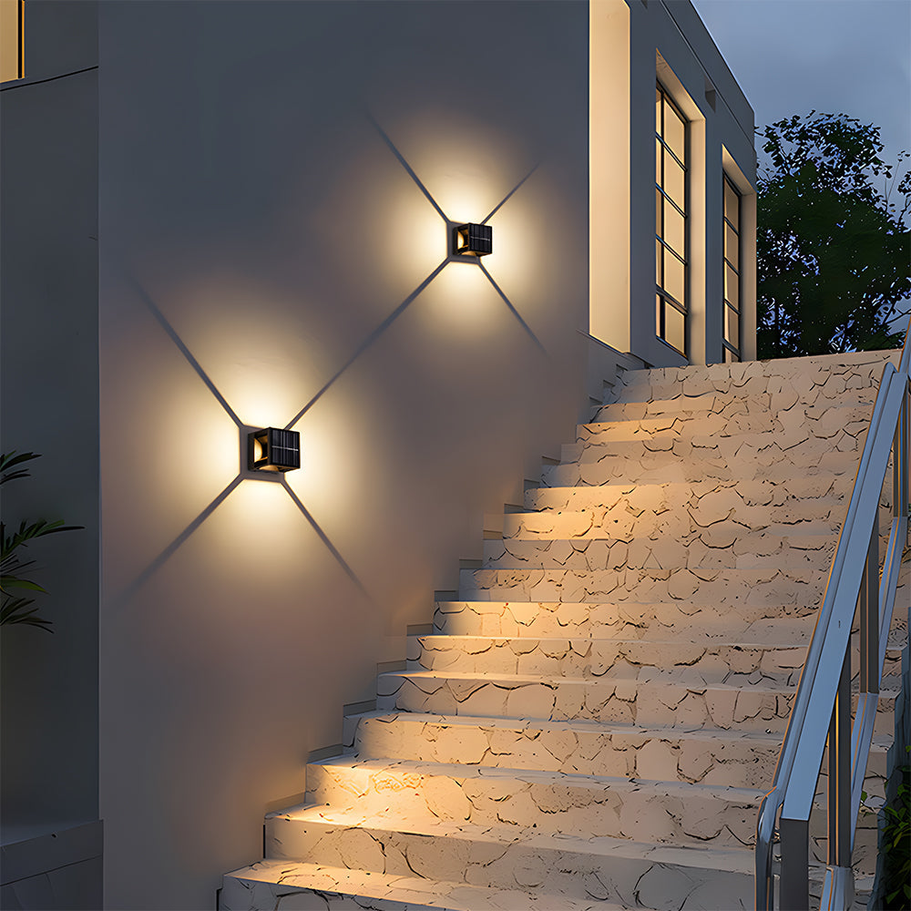 Zurello | Utomhusvägglampa – Solcellsdriven med LED-belysning 6