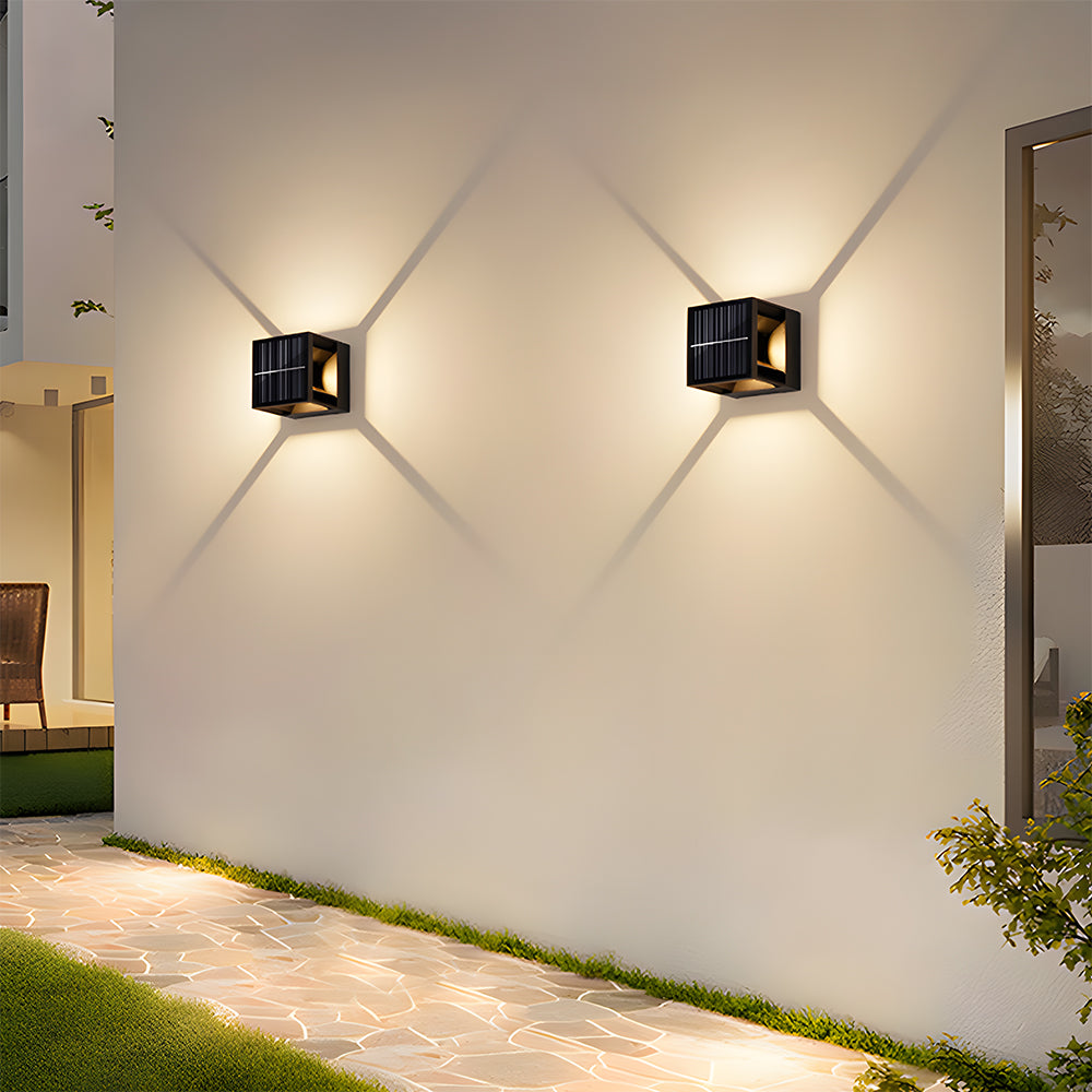 Zurello | Utomhusvägglampa – Solcellsdriven med LED-belysning 7